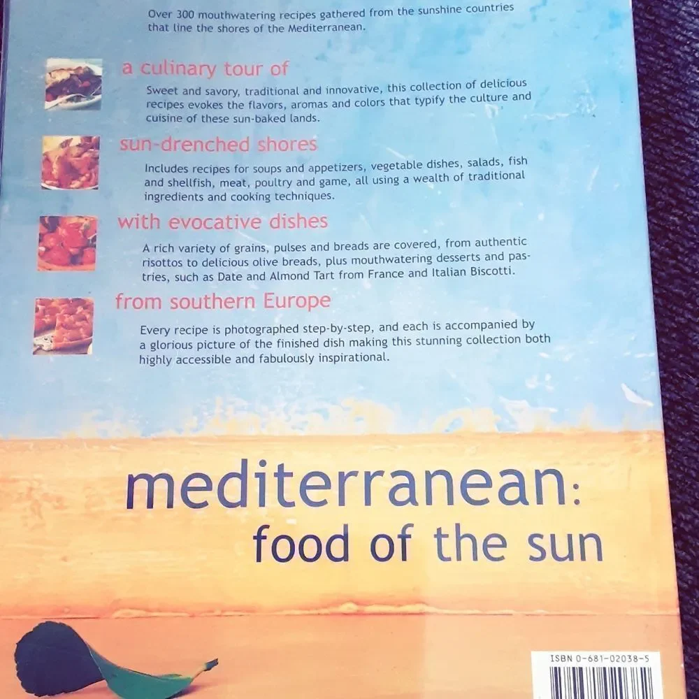 Mediterranean Cookbook Beautifully‎ Illustrated Hardcover 2005